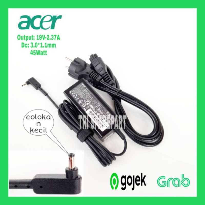 Caricabatterie Per Acer Chromebook 14 (CB3-431-C0AK, CB3-431-C5EX) E Altri - 19V 3.42A 65W Con Cavo