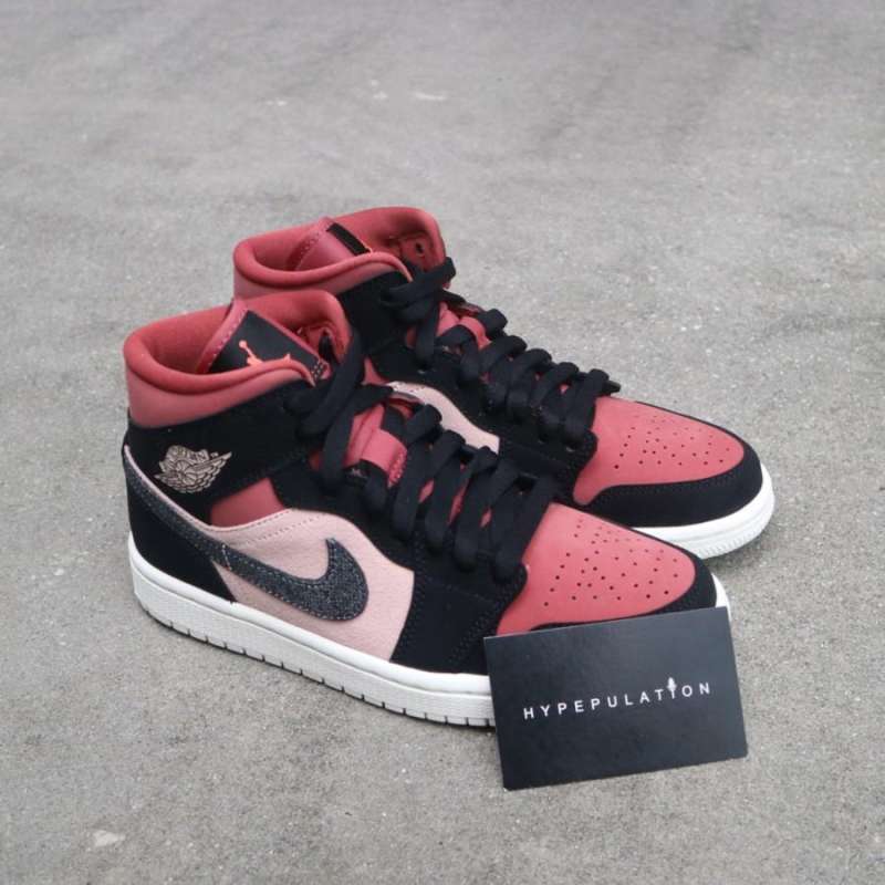 jordan 1 burgundy dusty pink stockx