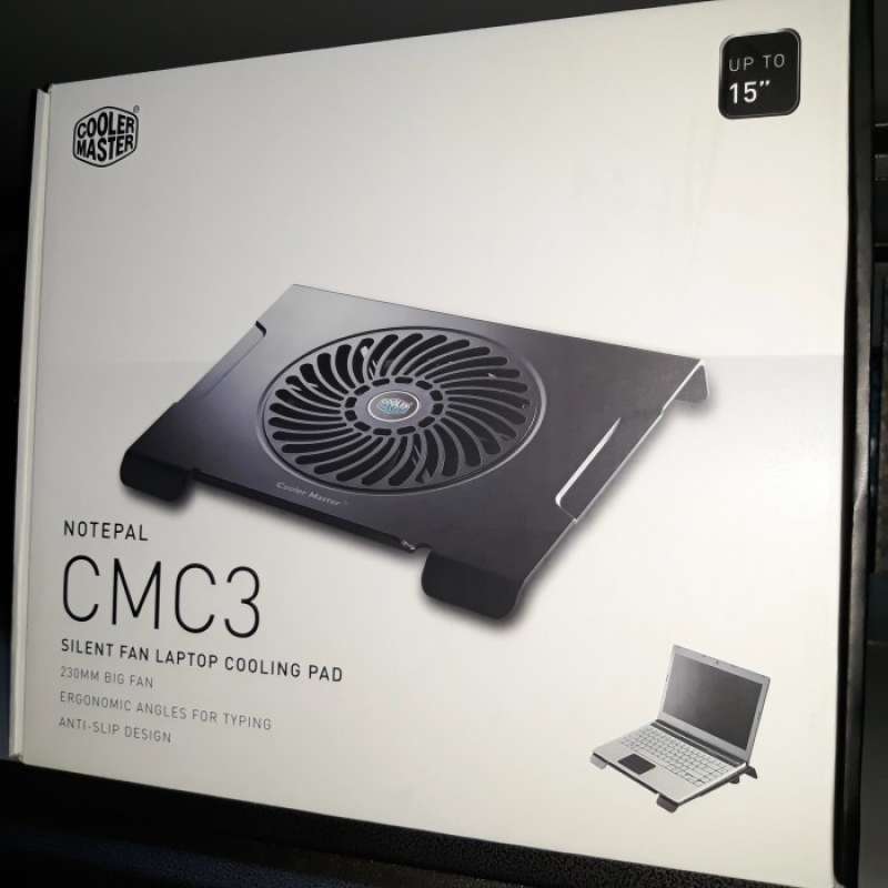Jual Cooler Master Notepal Cmc3 Silent Fan Laptop Cooling Pad Cmc3 Original Di Seller Indah