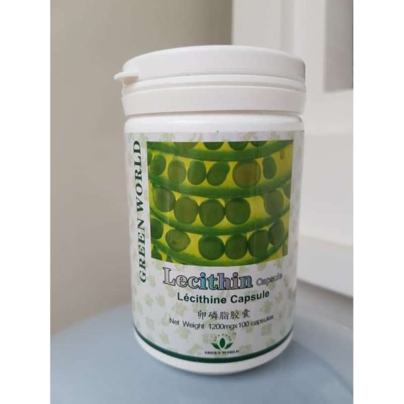 Promo LECITHIN SOFTGEL GREEN WORLD ORIGINAL 100/OBAT KOLESTEROL/BATU