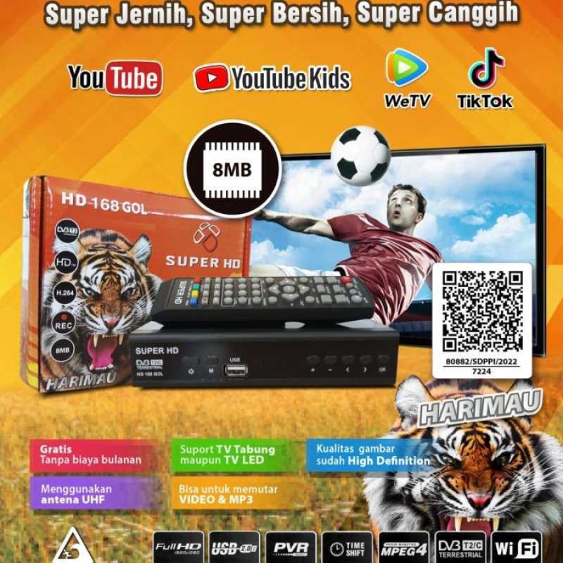 Promo Set Top Box Tv Digital Super Hd Komodo Garansi 1 Th Casing Plat