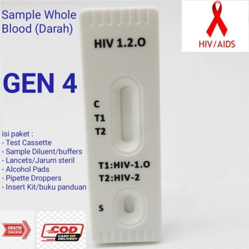 Promo Alat Tes Hiv Generasi 4 Uji Test Hiv Cepat Akurat Mandiri Ready
