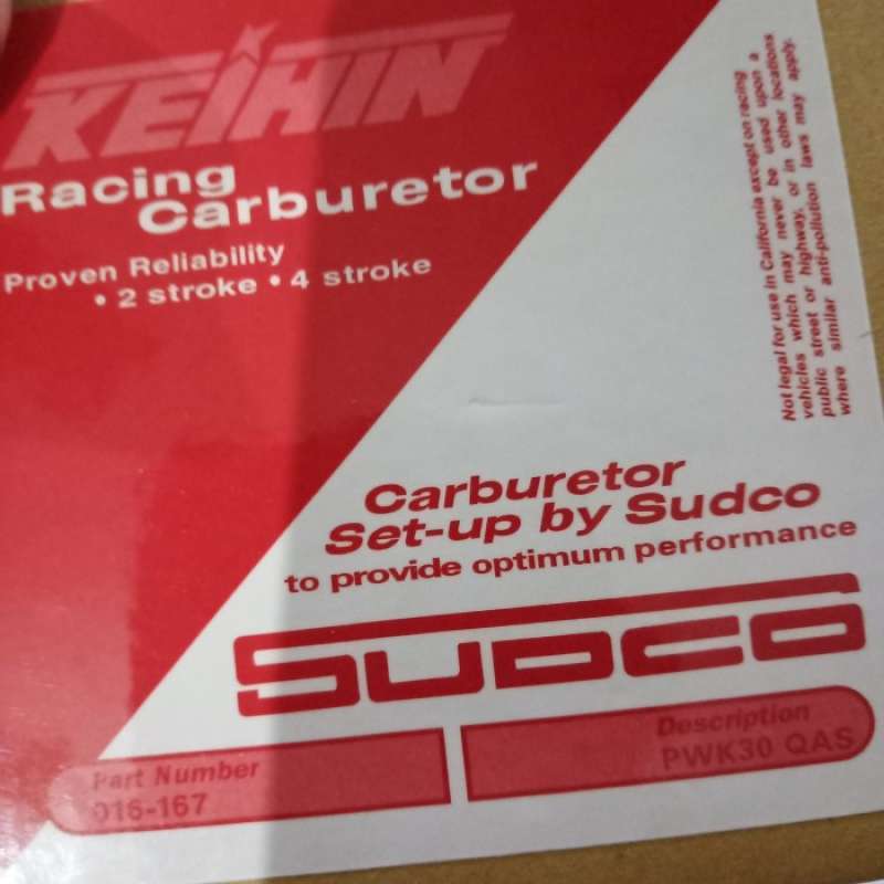 Promo Karburator Pwk 30 Keihin Sudco Racing Tipe Diskon 17% Di Seller ...