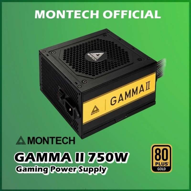 Promo Montech Gamma Ii 750W Psu Power Supply Atx 80 Plus Gold 750 Watt ...