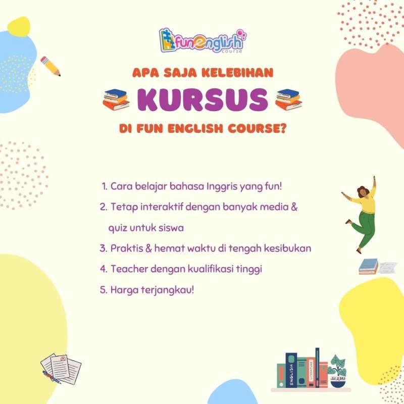 Jual Fun English Course - Children Elementary (usia 10-12 Tahun Sd 4-6 ...