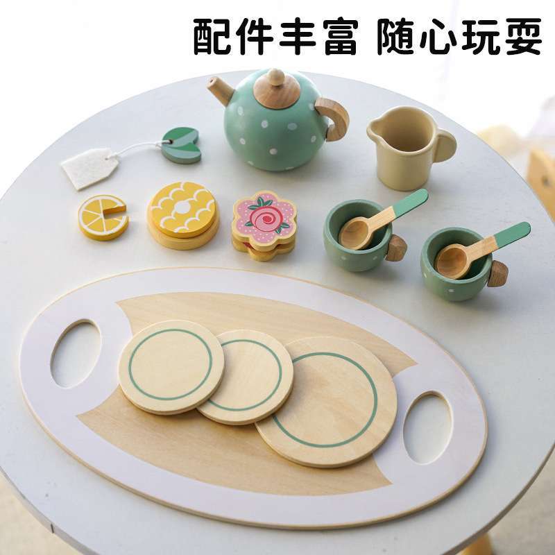 Jual Kabi Afternoon Tea Set - Mainan Kayu Teh - Kado Anak Di Seller ...