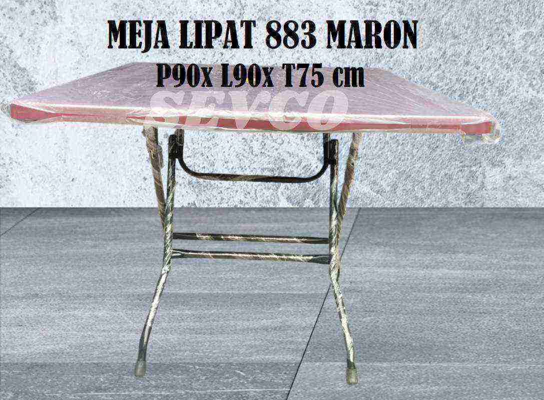 Jual Meja Lipat/meja 883 Merah & Maron /meja Sembahyang/meja Jualan ...