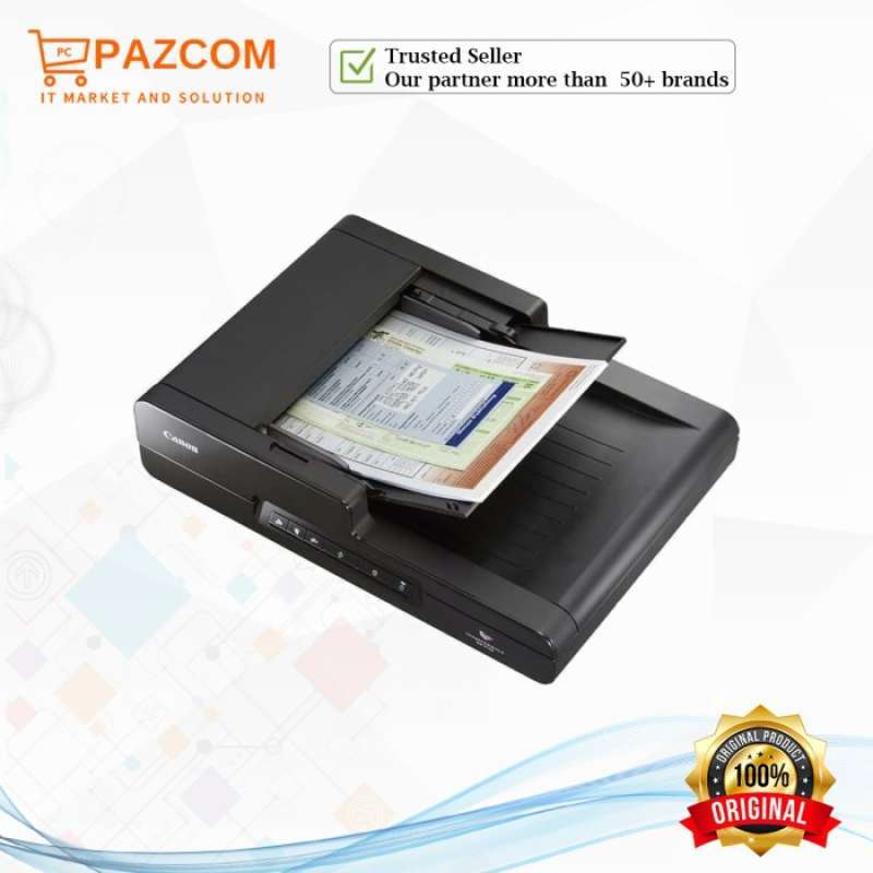 Promo CANON SCANNER DRF120 FLATBED/ADF UKURAN F4/LEGAL RESMI Diskon