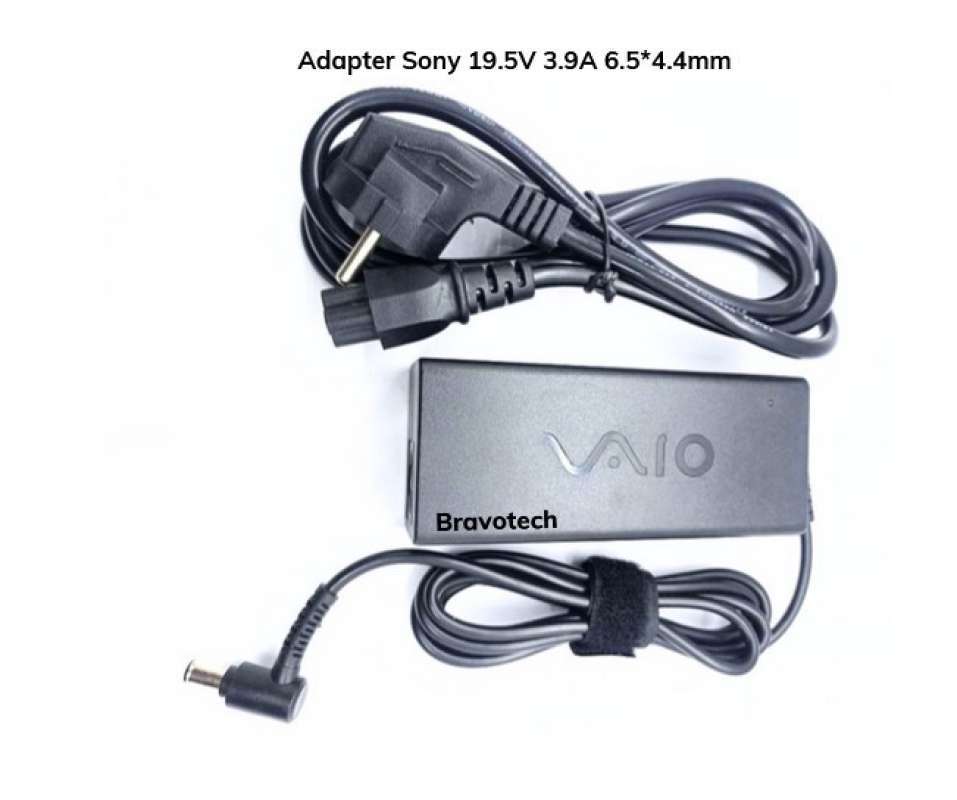 Promo Sony Vaio Original Adapter Laptop 19.5V 3.9A With Cable Power