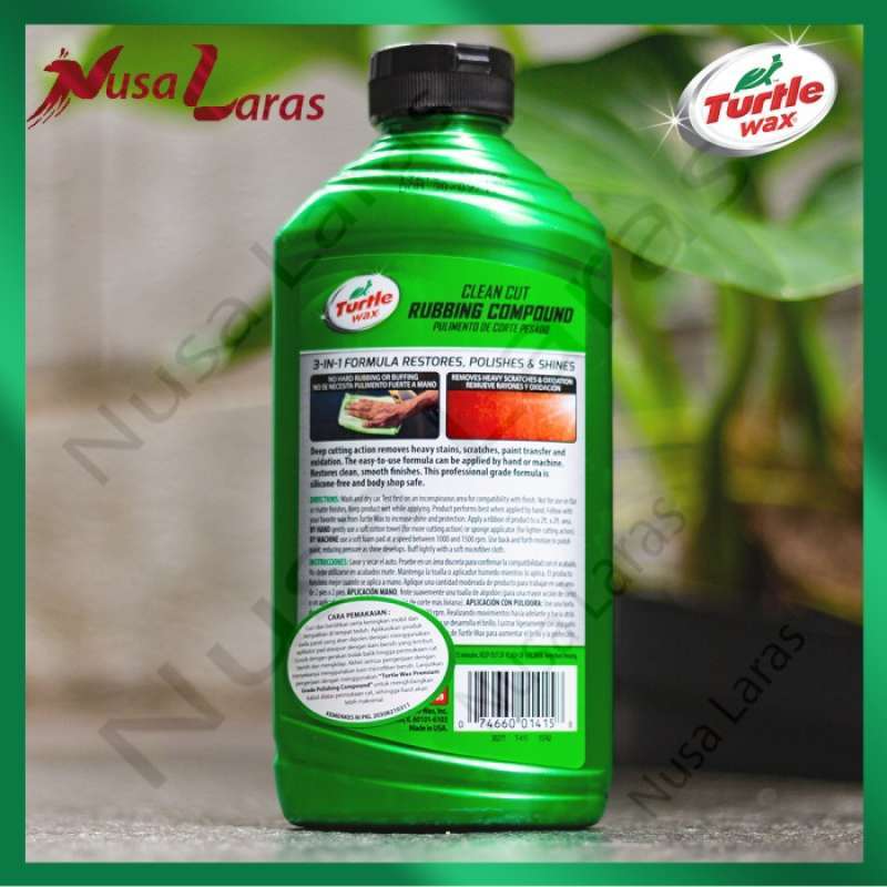 Promo Turtle Wax Clean Cut Rubbing Compound 532 Ml Diskon 23 Di Seller