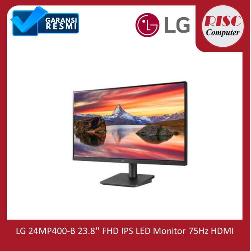 Jual LG 24MP400-B 23.8'' FHD IPS LED Monitor 75Hz HDMI di Seller Risc ...