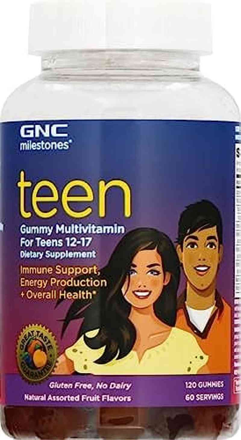 Jual GNC milestones Teen Gummy Multivitamin Natural Assorted Fruit