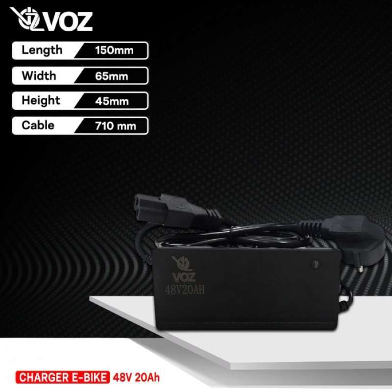 Promo New Voz Charger Baterai E-Bike Selis 48V 20Ah Charger Aki Motor