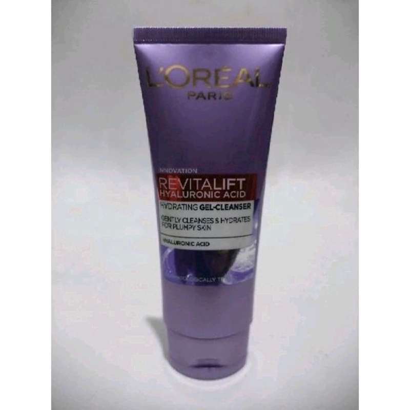Jual L'Oreal Paris Revitalift Hyaluronic Acid Gel Cleanser 100ml di