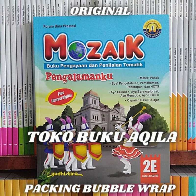Jual Paket Buku Mozaik 2E 2F 2G 2H Yudhistira Kelas 2 SD K13 Edisi ...