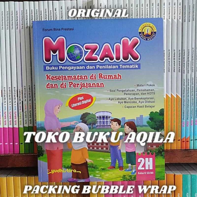 Jual Paket Buku Mozaik 2E 2F 2G 2H Yudhistira Kelas 2 SD K13 Edisi ...