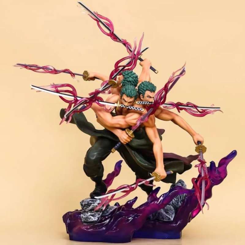 Promo Ashura Bakkei Roronoa Zoro Action Figure One Piece Mode Kyutoryu ...