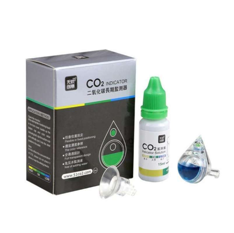 Promo Co2 monitor plastic Co2 indikator co2 indicator aquascape Diskon ...