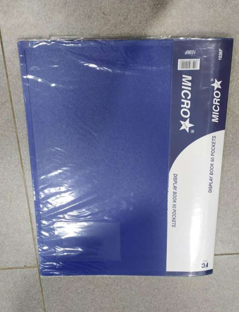Jual Map Clear Holder / Display Book F4 Isi 60 Pocket Micro Star Di ...