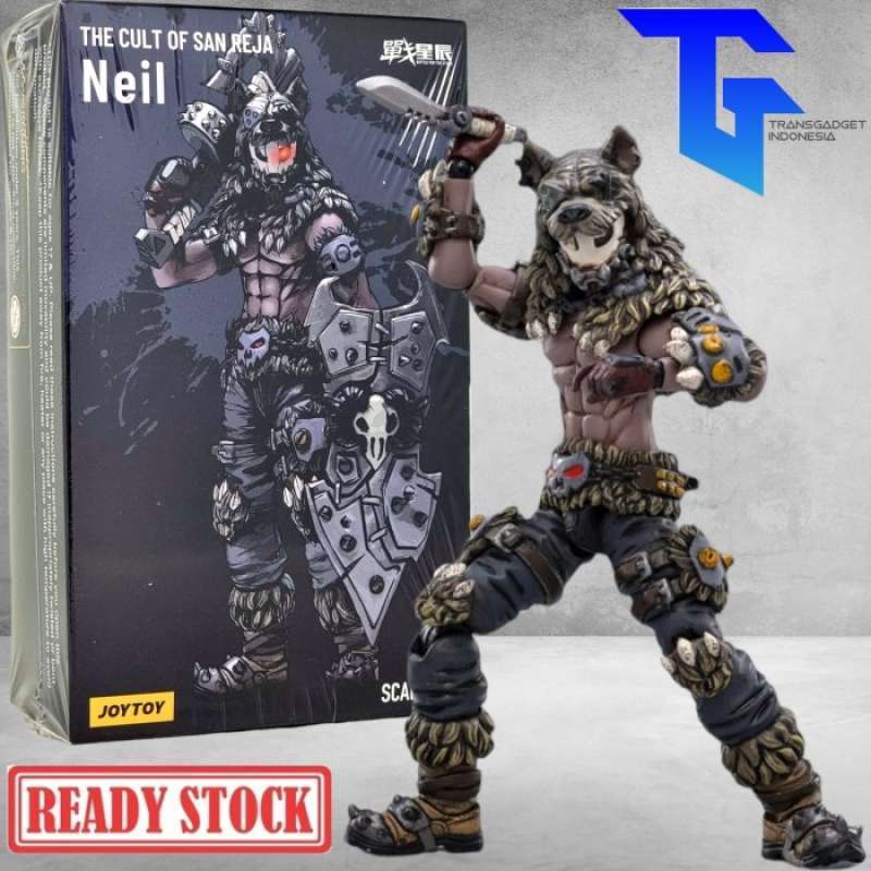 JoyToy 1/18 Action Figure Battaglia per le stelle Il culto di San Reja Modello militare da collezione (Neil