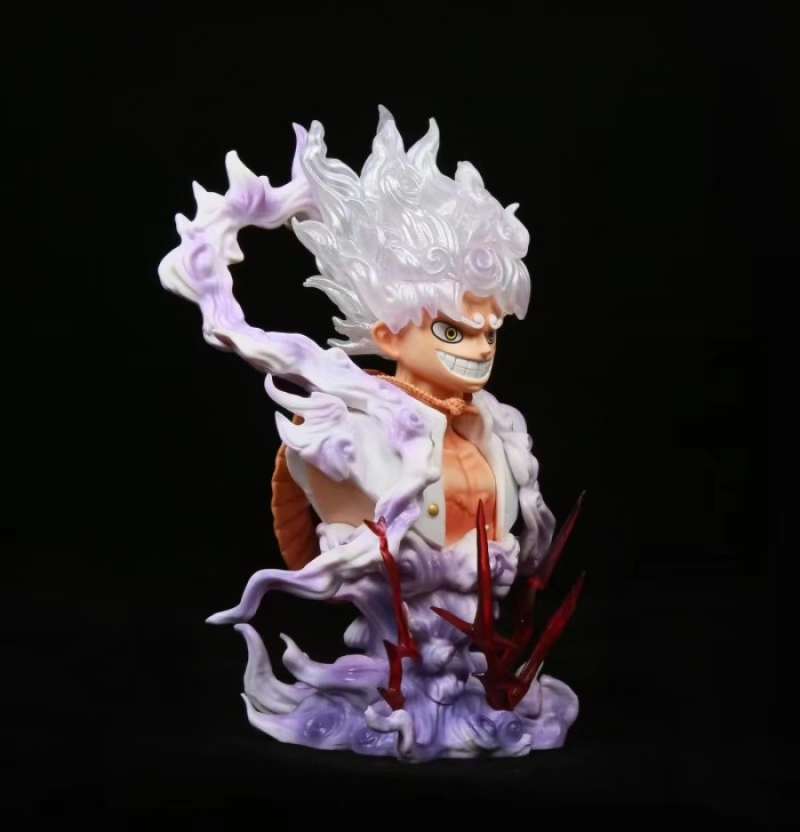 Jual Action Figure One Piece Monkey D Luffy Face Gear 5 Sun God Statue ...