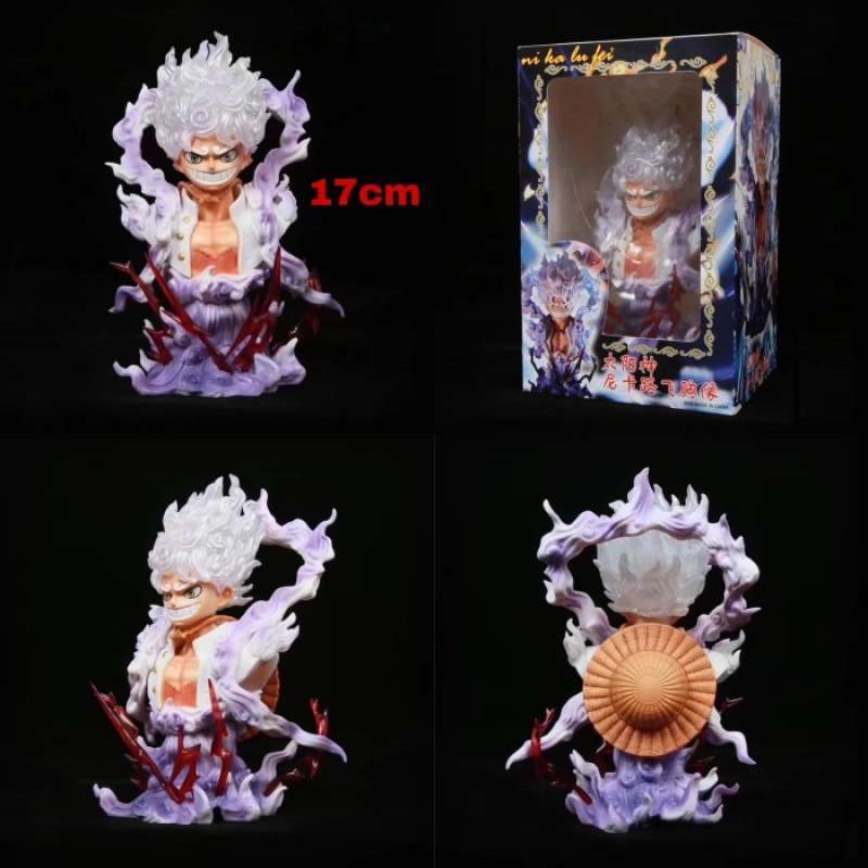 Jual Action Figure One Piece Monkey D Luffy Face Gear 5 Sun God Statue ...