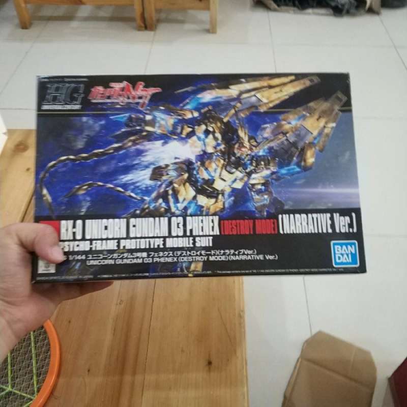 HGUC RX-0 Unicorn Gundam 03 Phenex (Destroy Mode) Ver.GFT Model Kit - 1/144 Scale Bandai Gunpla, Japan Import - View #7