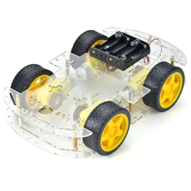 Promo Kit Smart Chassis Chasis 4wd Robot Car Mobil Arduino Raspberry ...