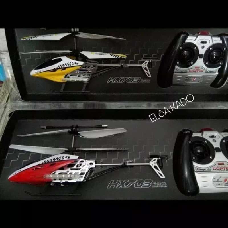 Rc Helikopter HX703 Mainan Remote Control Helicopter Anak Edukatif