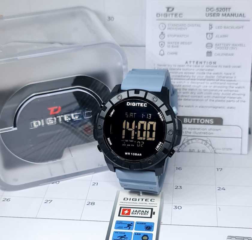 Promo Jam Tangan Digitec Dg-5201t Original Diskon 15% Di Seller 