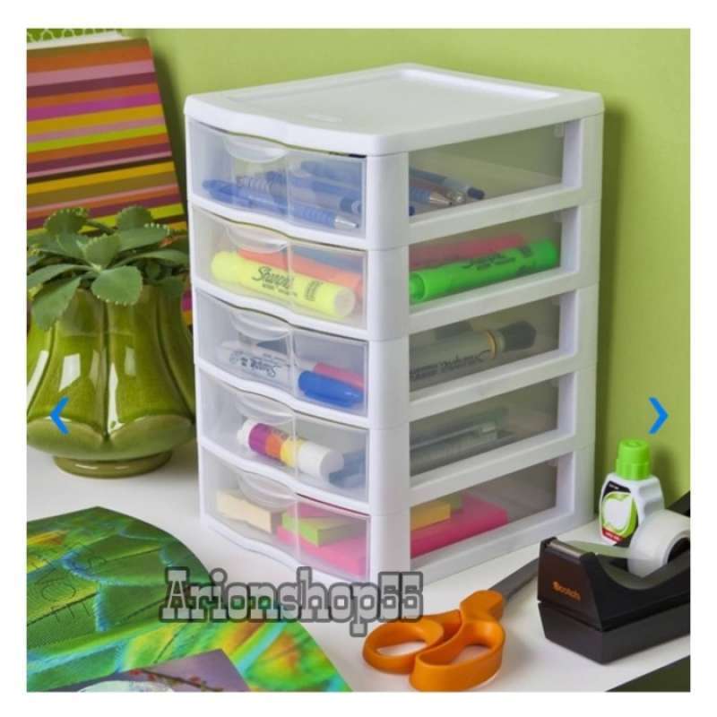 Promo Laci Serbaguna 5 Tingkat Sterilite Made In Usa Putih Diskon 23