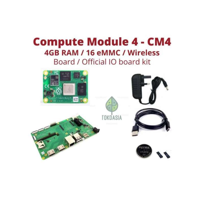 Jual Raspberry Pi Compute Module 4 - Cm4 4gb Ram/16g Emmc Wireless ...