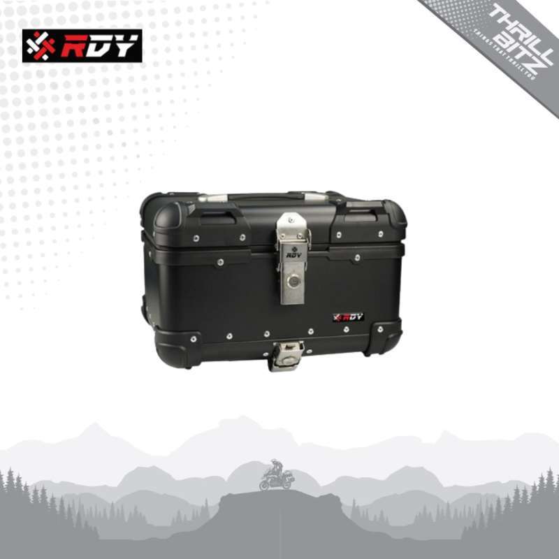 Jual RDY Rear Box Aluminium 35L Ovale Top Case Universal di Seller ...