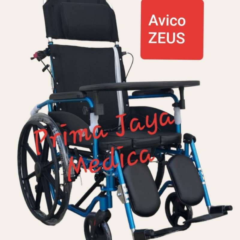 Promo KURSI RODA AVICO ZEUS 5 IN 1 RANGKA ALUMINIUM COMMODE REBAHAN ...