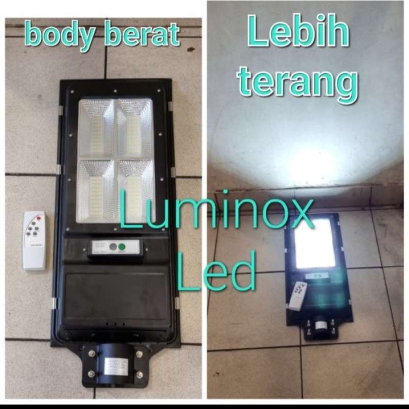 Promo lampu jalan pju led solar panel 80watt 80w 80 watt all in one 80 ...