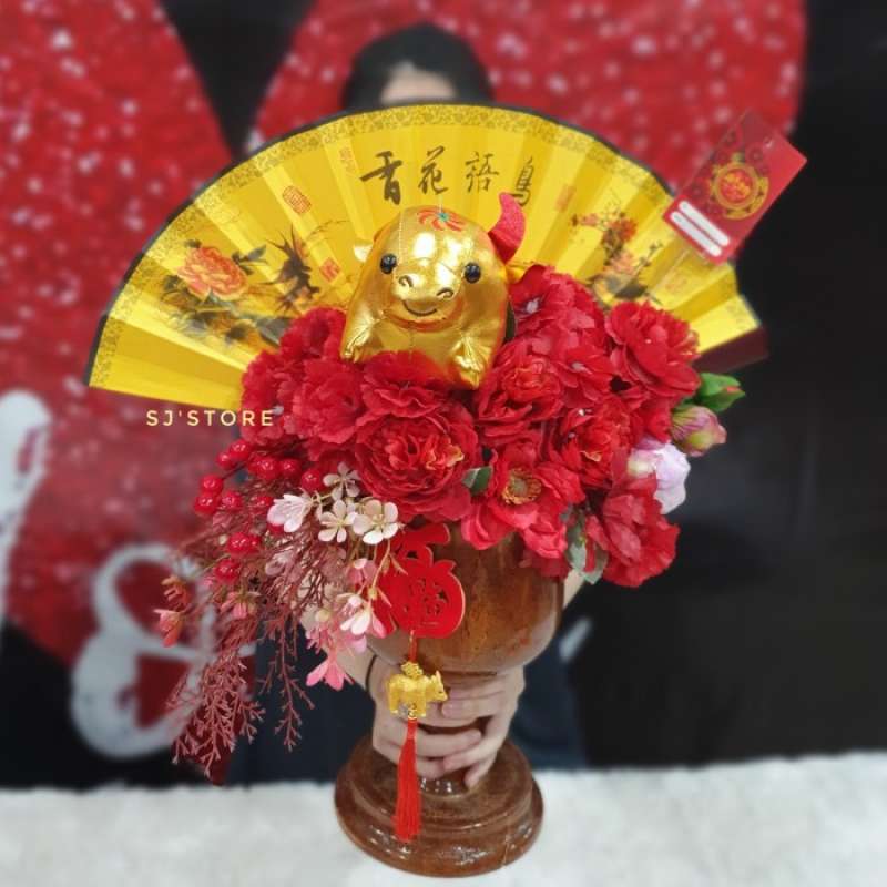 Jual Hiasan meja imlek kerbau dekorasi chinese new year di Seller