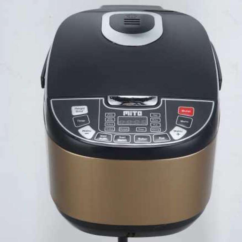 Promo Mito Digital Rice Cooker R5+ Black Edition Resmi - Gold/Silver ...