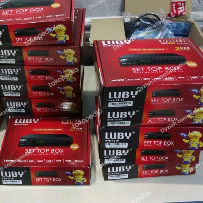 Promo Set Top Box Luby DvbT2 01 Stb Receiver Tv Digital Terbaik Diskon