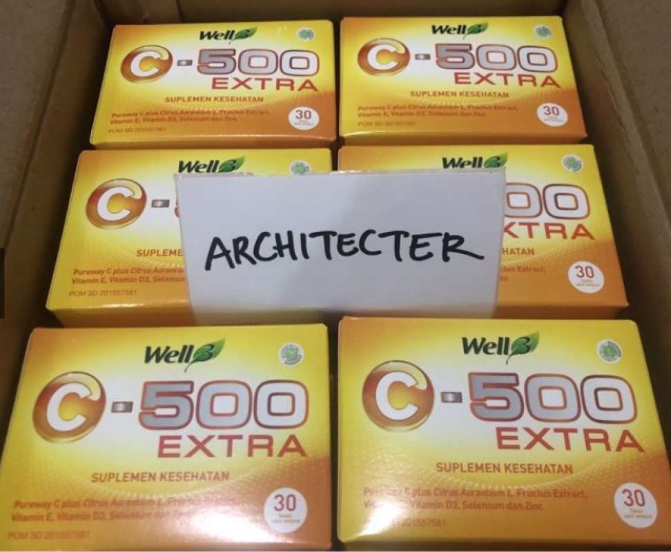 Promo Well 3 C-500 Extra Cni C500 Kemasan Box / Strip Isi 30 Tablet ...