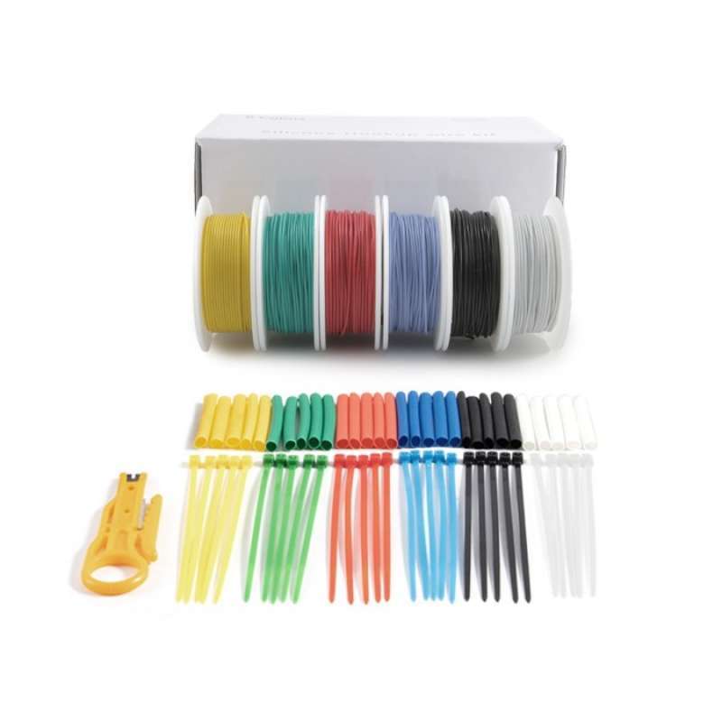 Promo Flyfishrc 6 Color Hook Up Wire (28awg/30awg) Diskon 23% Di