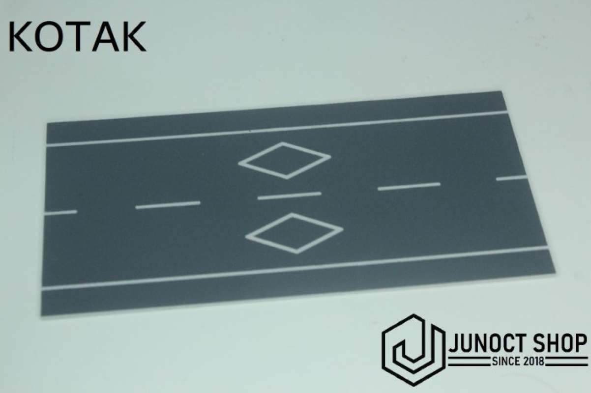 Promo MAKET JALAN RAYA PER3AN PER4AN MULTI DESAIN PLASTIK PVC MINIATUR