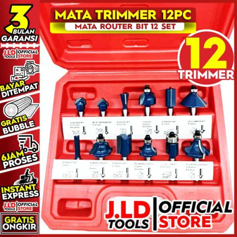 Promo Mata Router set - Mata Profil - Mata Trimmer Set Router Bit Set ...