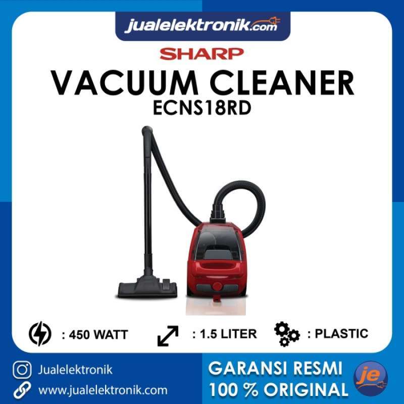 Promo Sharp Ecns18Rd â€“ Vacuum Cleaner 450 Watt Diskon 23 di Seller