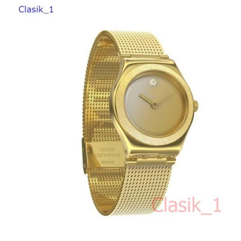 Swatch Dorado Reloj Swatch 2020 New Swiss Swatch Irony Golden