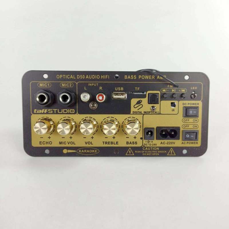 Jual Papan Audio Amplifier Karaoke Bluetooth with Optical Fiber D50