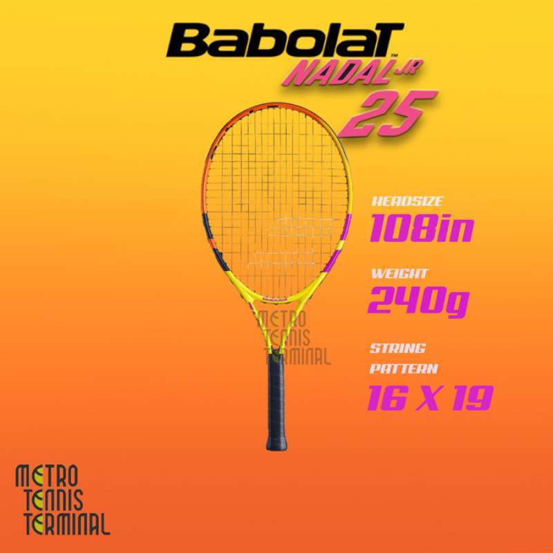 Jual Babolat Nadal Jr 25 / Junior 25 2022 ( Raket Tenis Anak ) Di Seller Wirasubur Sakti - Wijaya Kusuma, Kota Jakarta Barat | Blibli