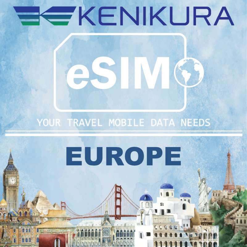 Jual Europe ESIM internet paket data e sim Eropa Turkey e-sim kenikura ...