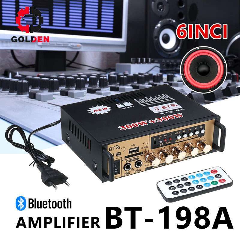 Amplificateur LTC ATM6000BT stéréo HIFI 100W USB/SD/MP3/Bluetooth