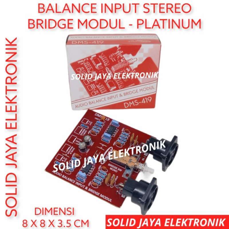 Promo KIT BALANCE INPUT BRIDGE MODUL AUDIO DMS419 DMS 419 PLATINUM ...