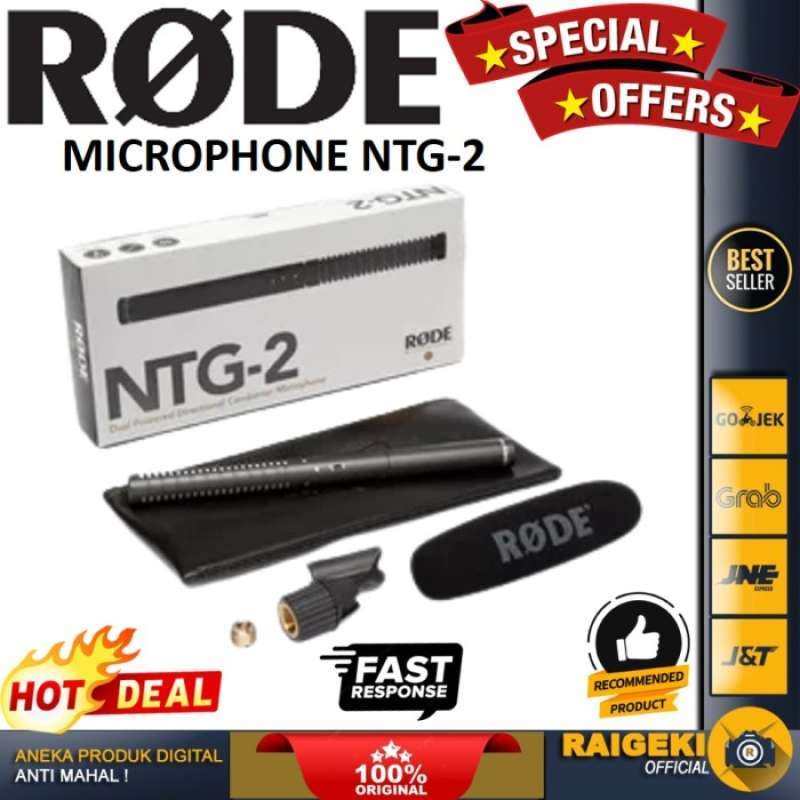 Promo RODE NTG2 MULTI-POWERED SHOT MICROPHONE - Diskon 50% di Seller ...